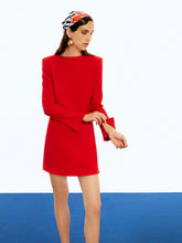 Load image into Gallery viewer, Shoulder Pad Mini Dress