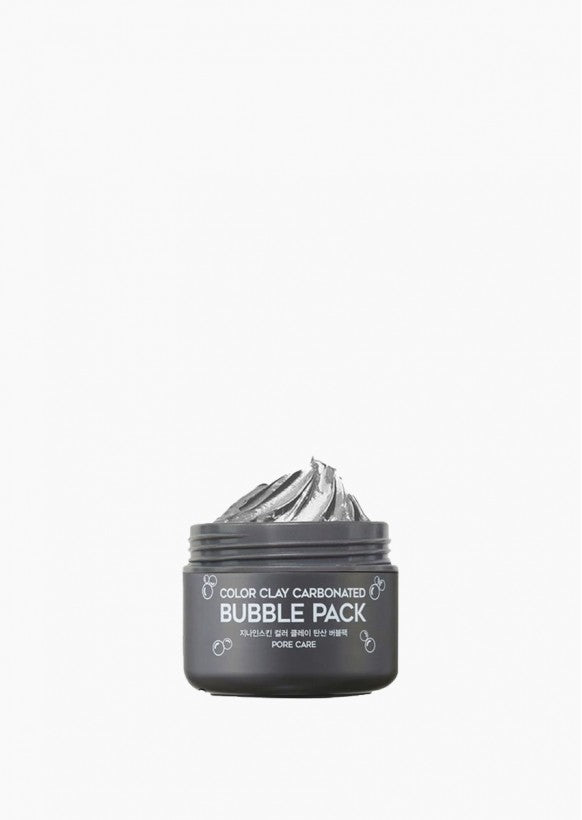 Masque à bulles avec argile, eau gazeuse et poudre de charbon, G9SKIN